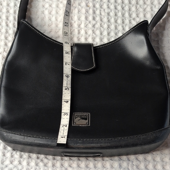 Dooney & Bourke Black Leather Shoulder Bag - Picture 9 of 11